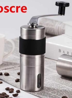 Silver Coffee Grinder Mini Stainless Steel Hand Manual Handm