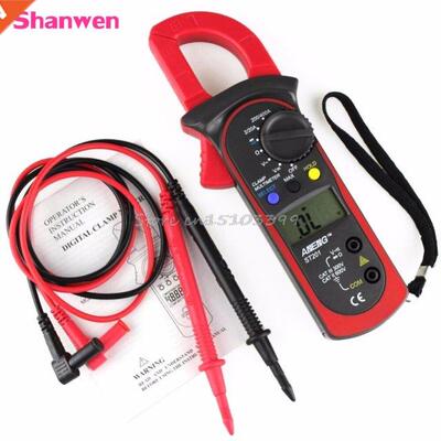 LCD Dgtal Clamp Multmeter OHM Amp Volt Meter AC/DC Curren