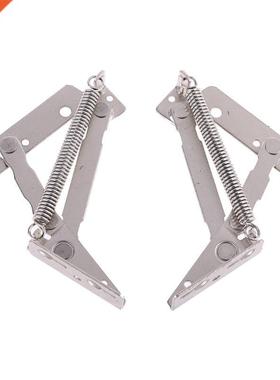 2pcs/set 80 Degree Sprung Hinges Cabinet Door Lift Up Stay F