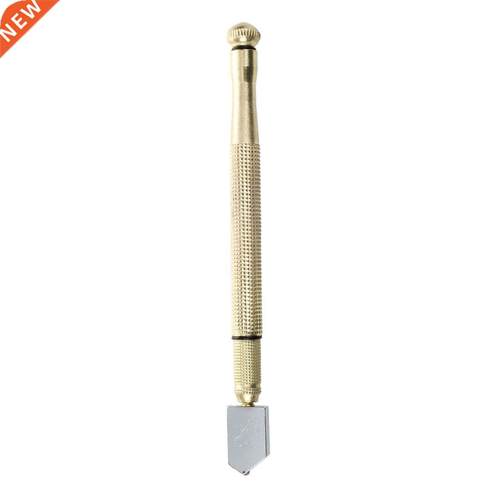 Gold Tone Nonslip Handle Oil Feed Glass Cutter 10mm20mm
