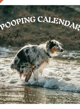 Pooping Dog Pooches Calendar 2022 Wall Calendars Supplies Ac
