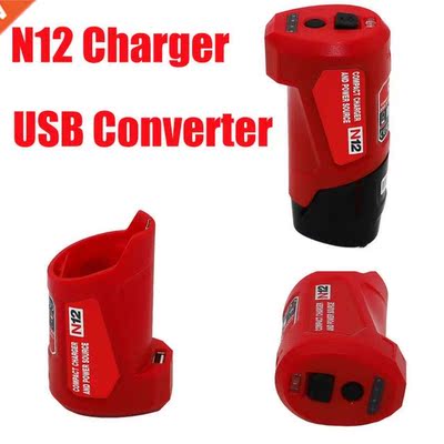 N12 Charger Converter USB Power Charging Adapter For Milwauk