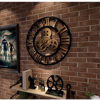 Industrial Gear Wall Clock Decorative Retro MDL Wall Clock I