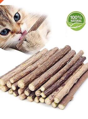 Cat Catnip Sticks Pet Teeth Cleaning Chew Toy for Cats 100%