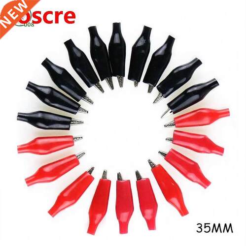10Pcs 35mm Alligator Leads Crocodile Test Clip for Electrica