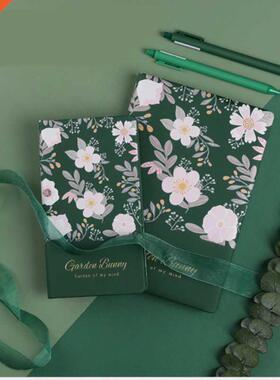 New Cute A5 A6PU Leather Flower Schedule Book Diary Weekly P