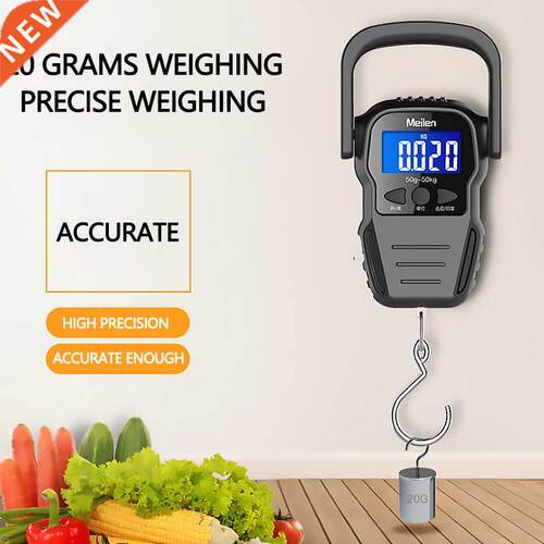 50Kg /10g Hanging Scale Digital Hand Held Portable Fish Hook
