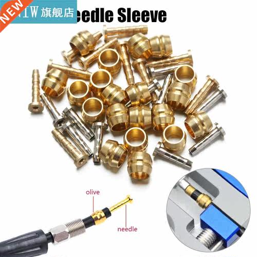 10 Sets BH59 BH90 Original Olive Needle Sleeve Connector Ins