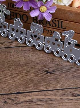 Cartoon Train Cutting Dies Stencil  Scrapbooking Album Ca