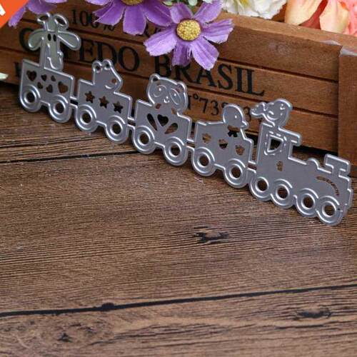 Cartoon Train Cutting Dies Stencil  Scrapbooking Album Ca