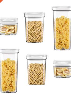 6Pcs Grain Food Storage Container Sealed Kitchen Pantry Stor
