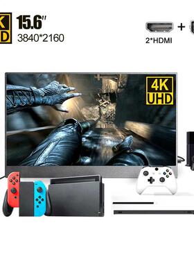 4K 15.6 Portable Monitor IPS LCD Screen 3840x2160 HD for PC