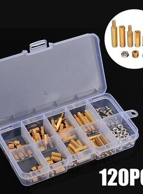 Maytr 120pcs M3 Spacer Male Female Hex Brass Standoffs Spac