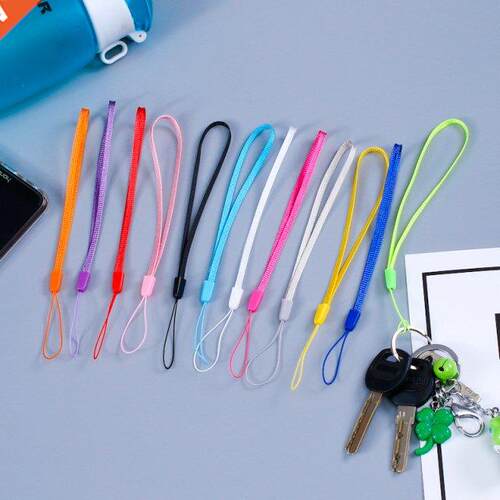 1000PCS Pure Color Phone Strap Lanyard Cell Phone Stick Stra