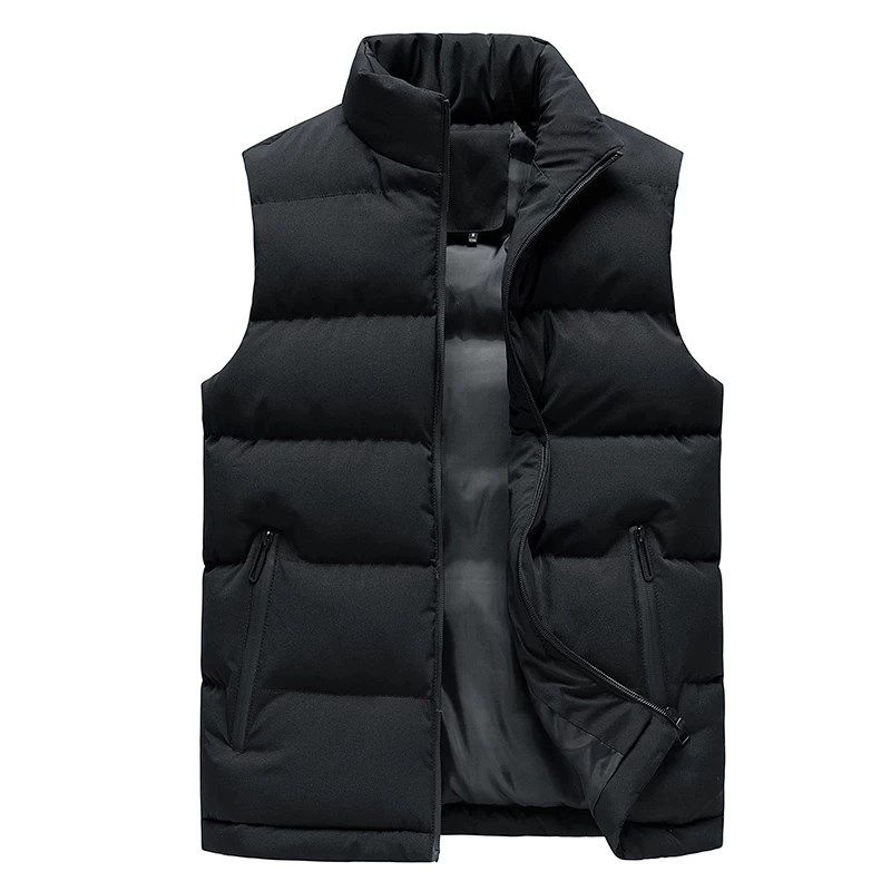 Men jacket sleeveless vest autumn and winter Jackets Warm Do图片