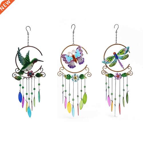 Handmade Hummingbird Owl Wind Chimes Yd Gden Beauty Peac