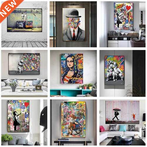 Banksy Graffiti Art Abstract Painting Posters and Prints &am