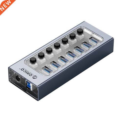 ORICO AT2U3-7AB 5Gbps USB-A 3.0 HUB Power Adapter Multi 7 Po