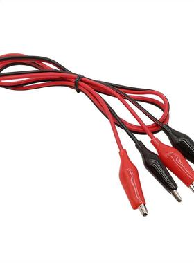 2Pcs Double-ended Alligator Clips Electrical Test Les Cabl