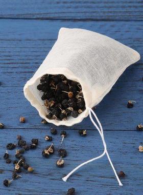 20pcs/set Cotton Gauze Tea Bags Empty Tea Bags with String F