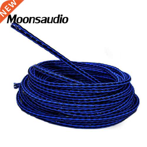 One Meter Blue 8TC 8core twist cable OCC Copper Wire Cable f