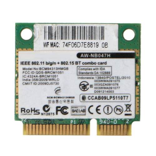Wireless Card Adapter for Broadcom Bcm941HMGB AW-NB047H BC