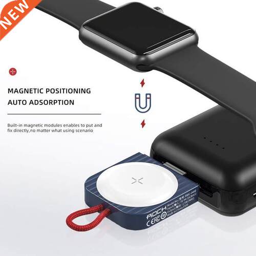 ROCK Magnetic Wireless Charger for Apple Watch 6 Portable F