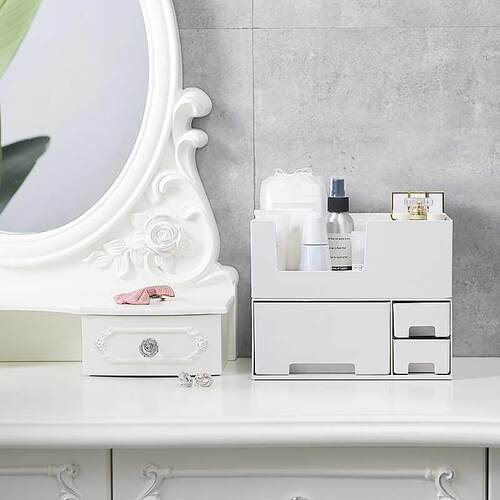 Plastic Cosmetic Storage ox Desktop Storage ox Drawer Jewe