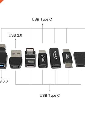 USB Type C Female To Male USB To Type C Female OTG Connecto