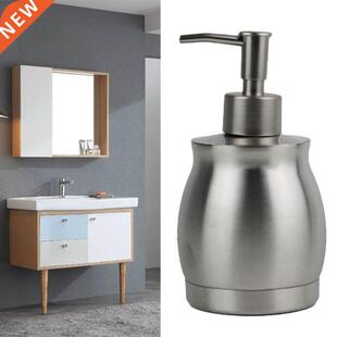 390ml Hand Soap Pump Bottle Bathroom Ktchen Stanless Steel