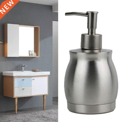 390ml Hand Soap Pump Bottle Bathroom Ktchen Stanless Steel