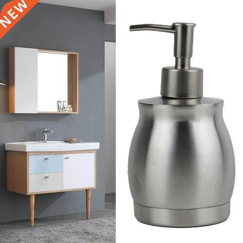 390ml Hand Soap Pump Bottle Bathroom Ktchen Stanless Steel