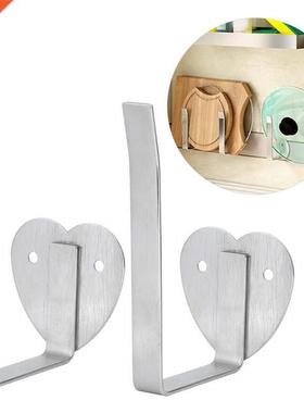 2Pcs Stainless Steel Wall Mounted U Shape Kitchen Storage Ra