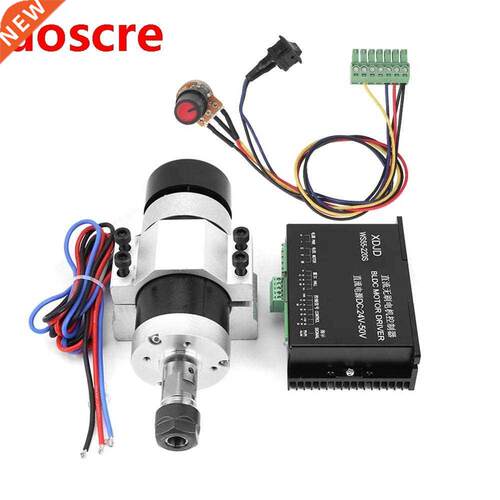 500W ER16 Brushless Motor Dirver High Speed Air Cooling Brus