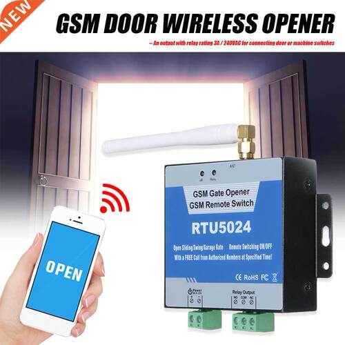 RTU5024 GSM Gate Opener Relay Remote Door Accessories Switch