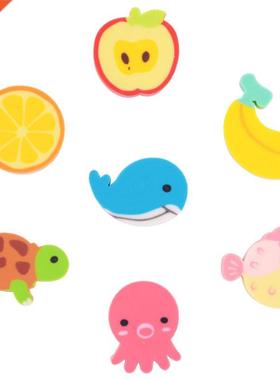 20 pcs/lot Mn Kawa Cartoon Anmal Eraser Cute Creatve F