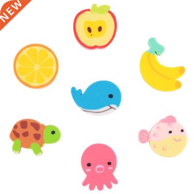 20 pcs/lot Mn Kawa Cartoon Anmal Eraser Cute Creatve F