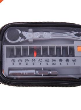 12pcs Ratchet Handle Bits Anti-slip Function RepTool