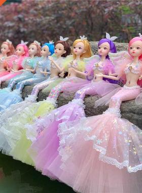 45cm Grl Mermad Bjd Dolls Wth Wng 11 Jonts Movable Bjd