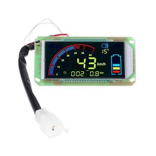 Voltmeter Speedometer for Electric Scooter Bike Motorcycle B