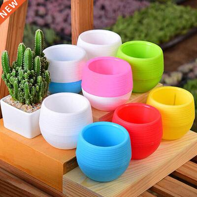 1pcs Mini PP Resin Plstic Plnt Succulents Smll Flower Pot