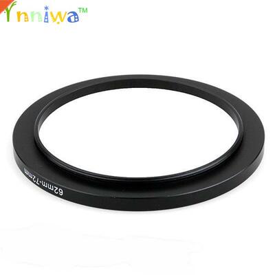 62-72mm Metal Step Up Rngs Lens Adapter Flter Set