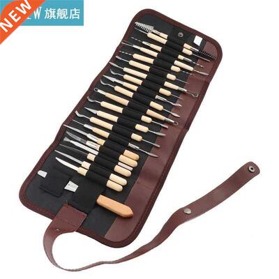 22Pcs Professional Wooden Metal Clay Sculpture Molding Carvi