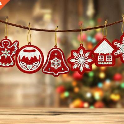 10pcs  Full Drills Diamond Painting Special Shape Christm