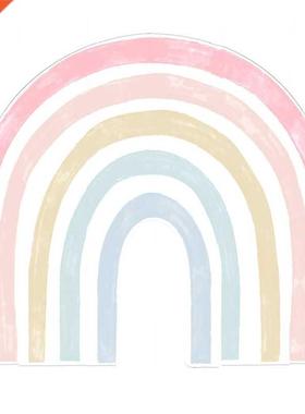 Lrge Rinbow Wll Sticker Ins Style Bedroom Sticker Childre