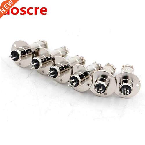 1 Set Aviation Plug Socket DF12RS765 GX12 Round  Eye Flange