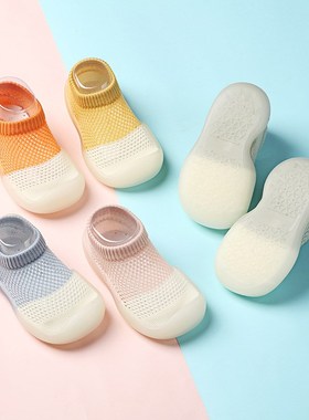 Summer Toddler Shoes Breathable Baby Soft-soled Non-slip Flo