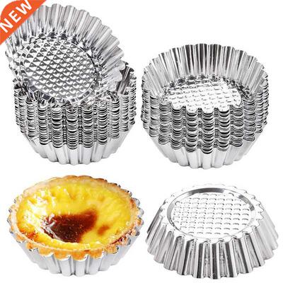 Egg Tart Mold,Pudding Mold,Egg Tart Mould Reusable,Tart Pans