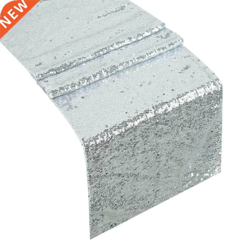 1pc sequin rose gold table runners for wedding decoration se