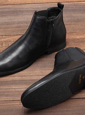 Size 9~48 Men Chelsea Boots Italian Style Ankle Boots Split